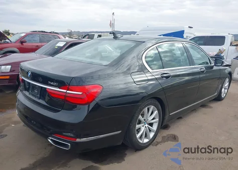 2016 BMW 740I из США, поврежденный, VIN WBA7E2C54GG547550
